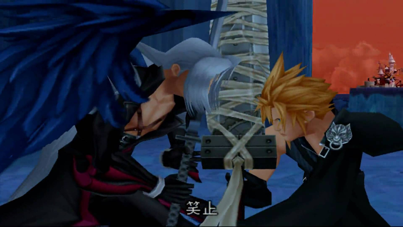 Illustration for article titled Refugees of a
Multiverse: Cloud and Sephiroth's Eternal Struggle